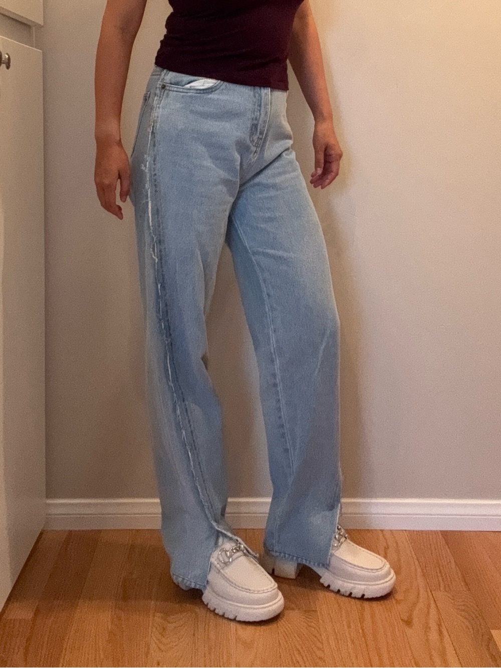 Nasty Gal Wash Wide-Leg Women’s Jeans - Casual Everyday Style